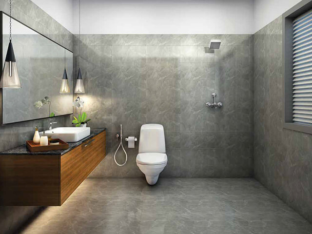 Plastic Emulsion with Roller Finish walls